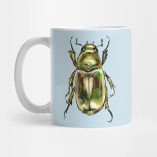 Golden Sacred Scarab Mug